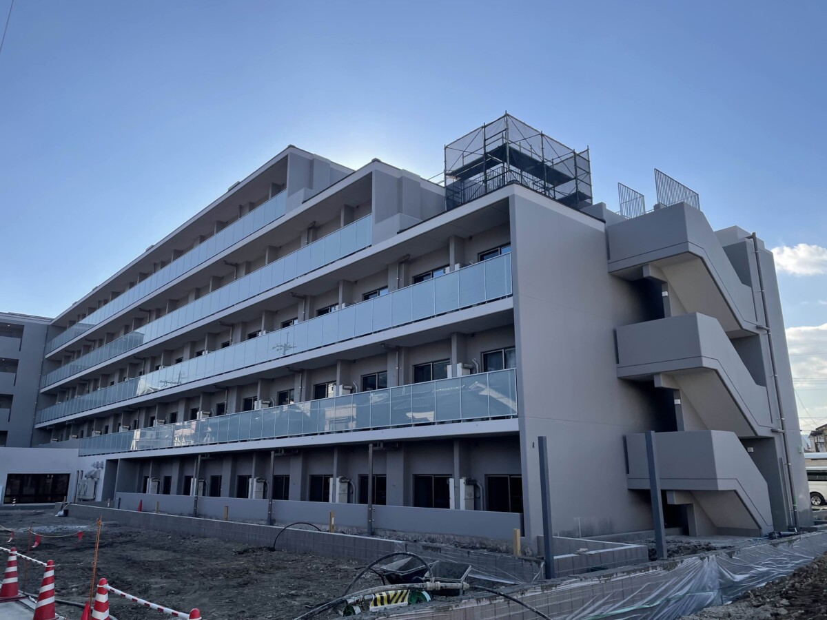 ドーミー山科東野 完成間近!